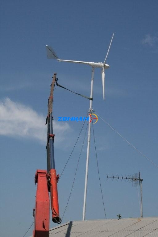 2kw wind turbine is installed in South Africa