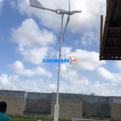 10千瓦风力发电机安装在加勒比海
