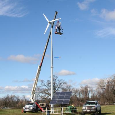 5kw wind turbine is installed in USA