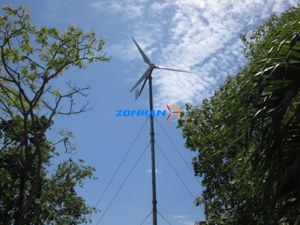 ZH5KW wind turbine is installed in Italy