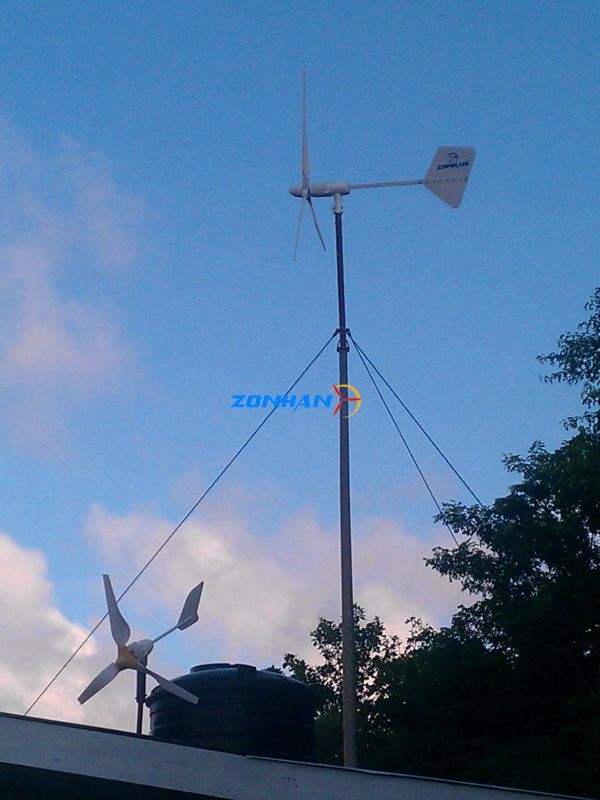 2kw风力发电机安装在巴拿马