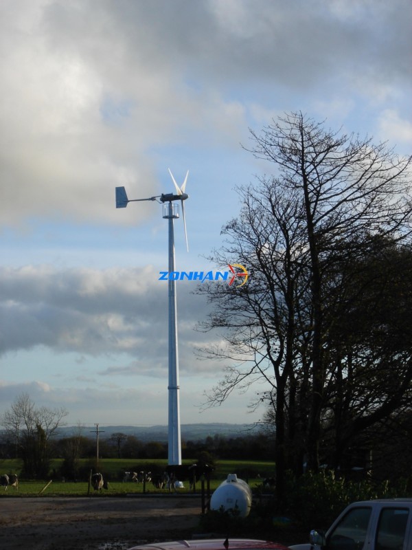英国安装20kw风力发电机