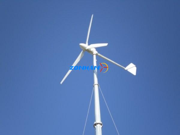 5kw风力发电机在意大利安装