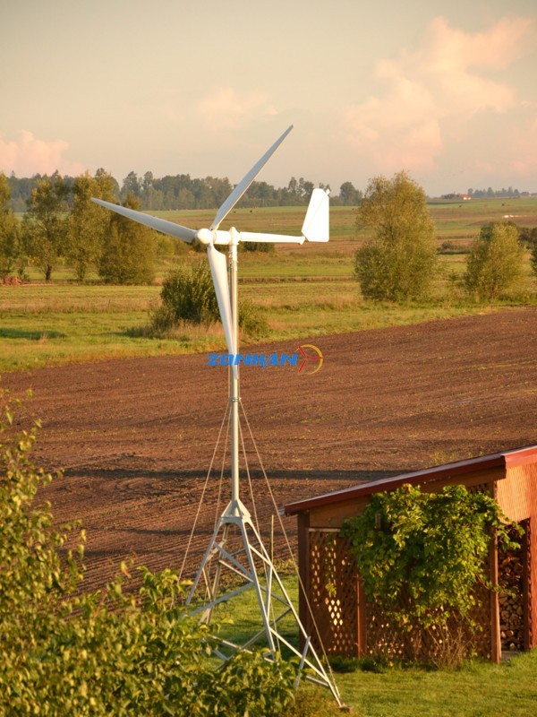 2.5kw wind turbine is installed in Slovakia