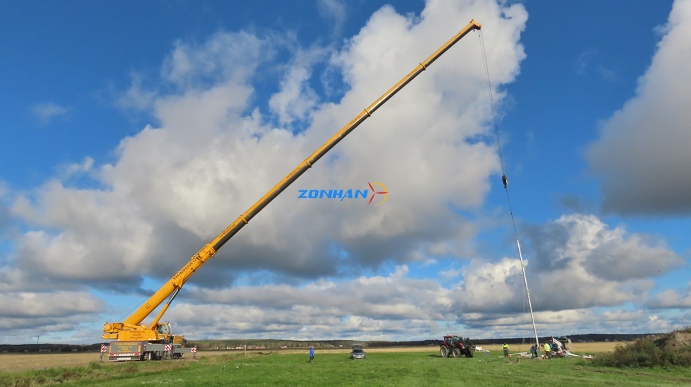 Zonhan 5kw wind turbine is installed in Finland