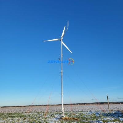 Zonhan 5kw风力发电机安装在芬兰