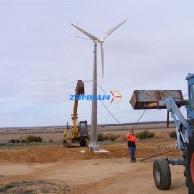 风力发电机安装方案